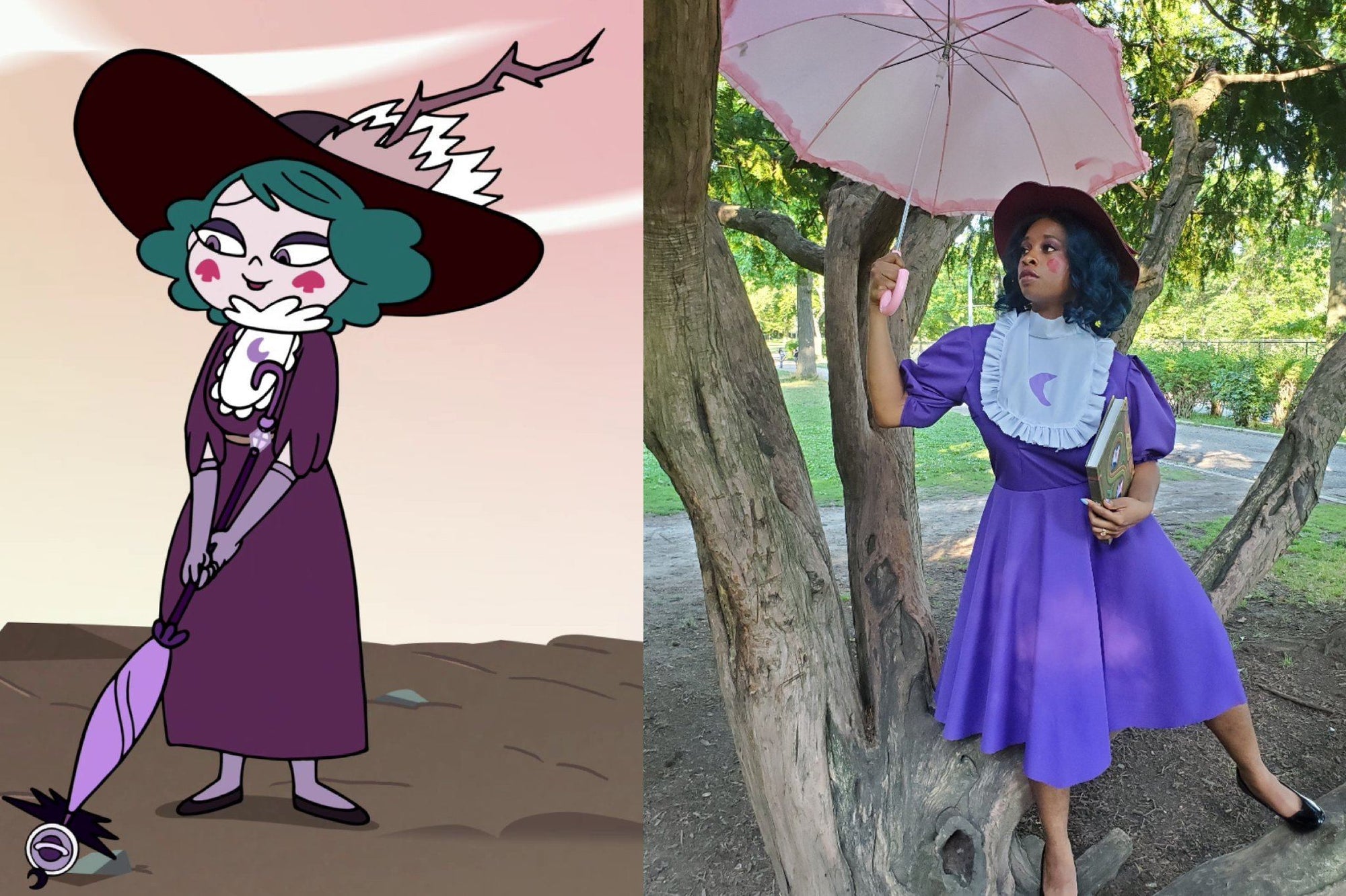 DIY Cosplay Gothic Dress for Queen Eclipsa Tutorial