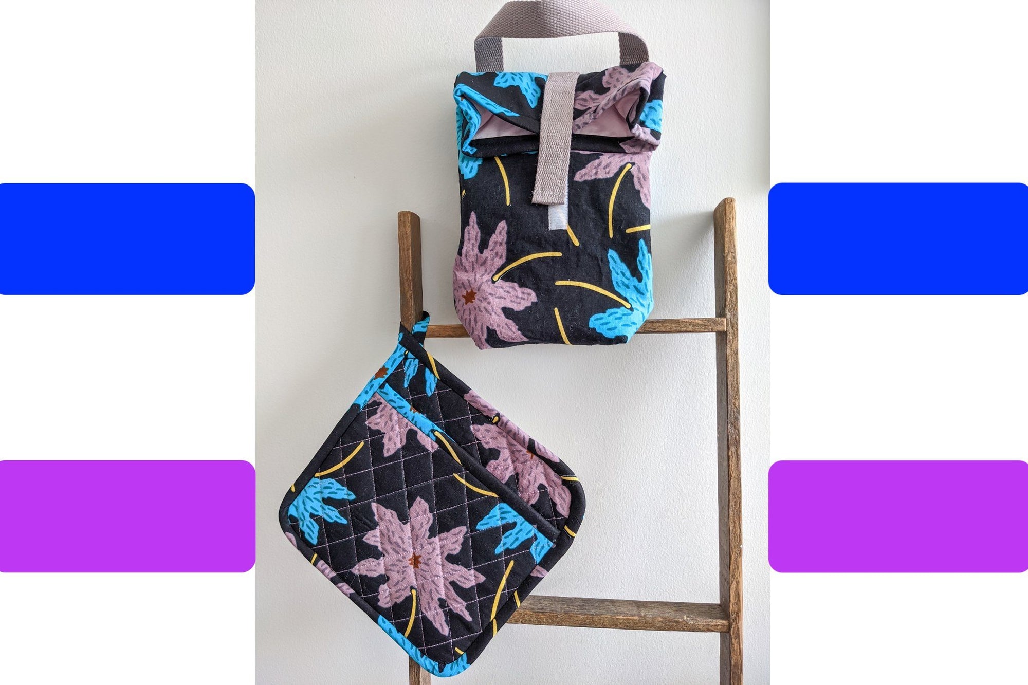 DIY Pot Holder and Lunch Bag Sewing Tutorial