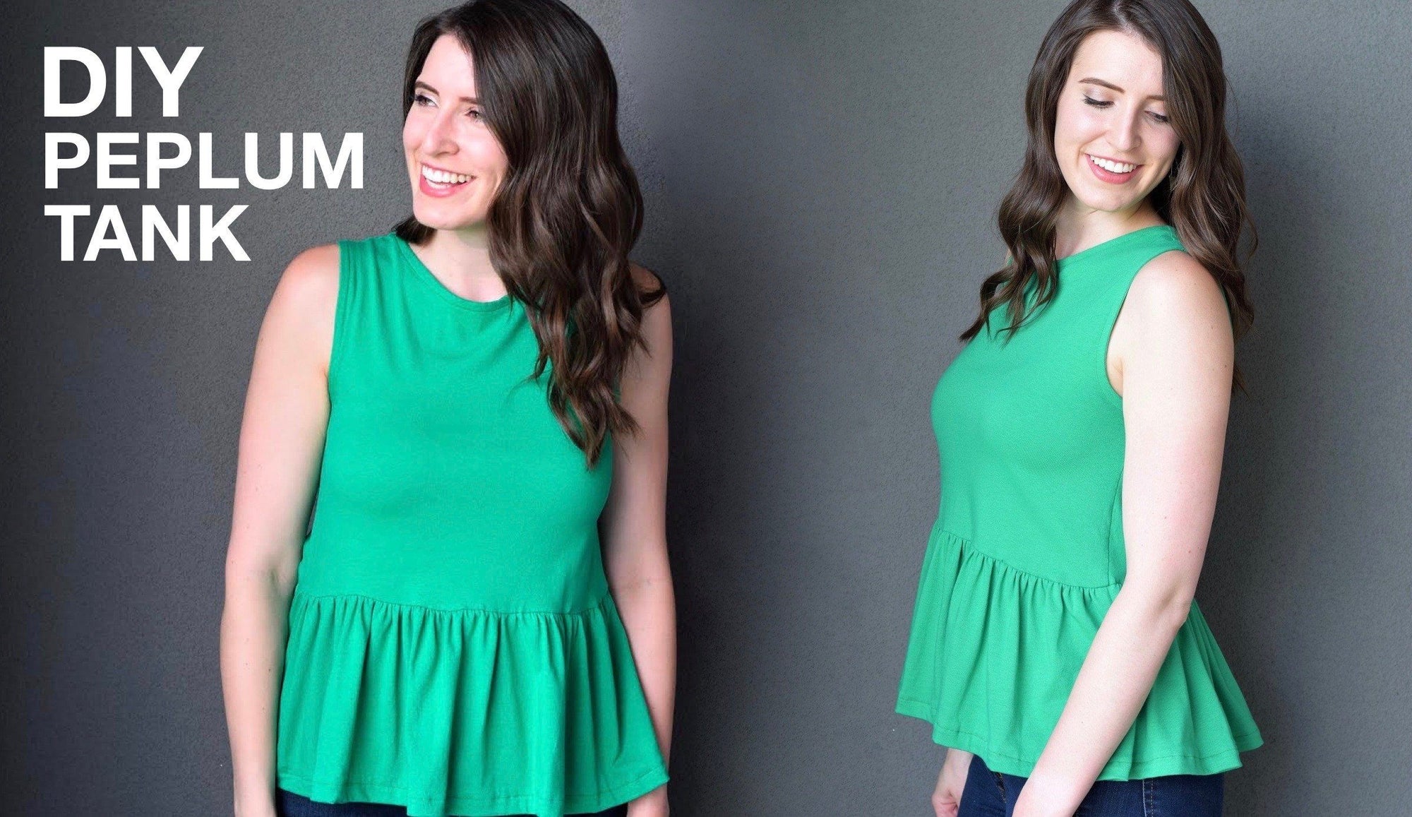 DIY Peplum Tank Sewing Tutorial
