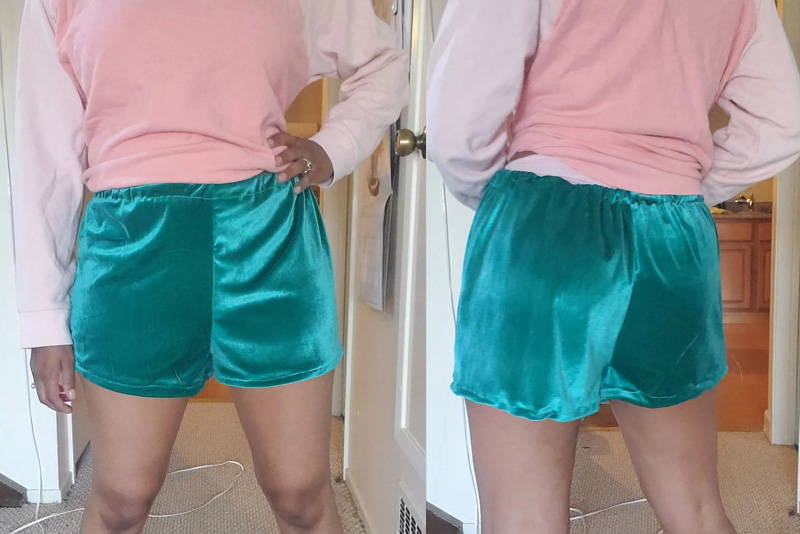 Stretch Velvet Relaxed Shorts- Tutorial