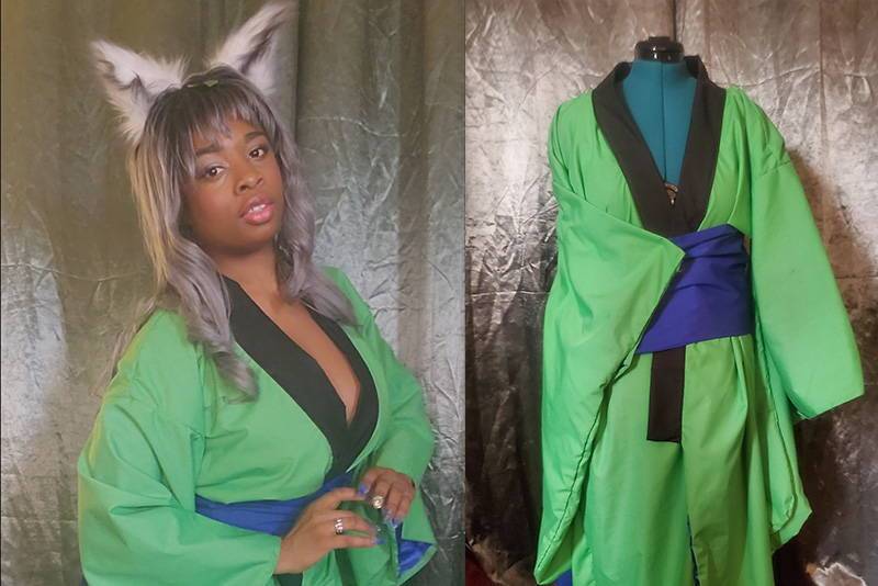 DIY Sewing Tutorial Yukata Cosplay Using Fabrics