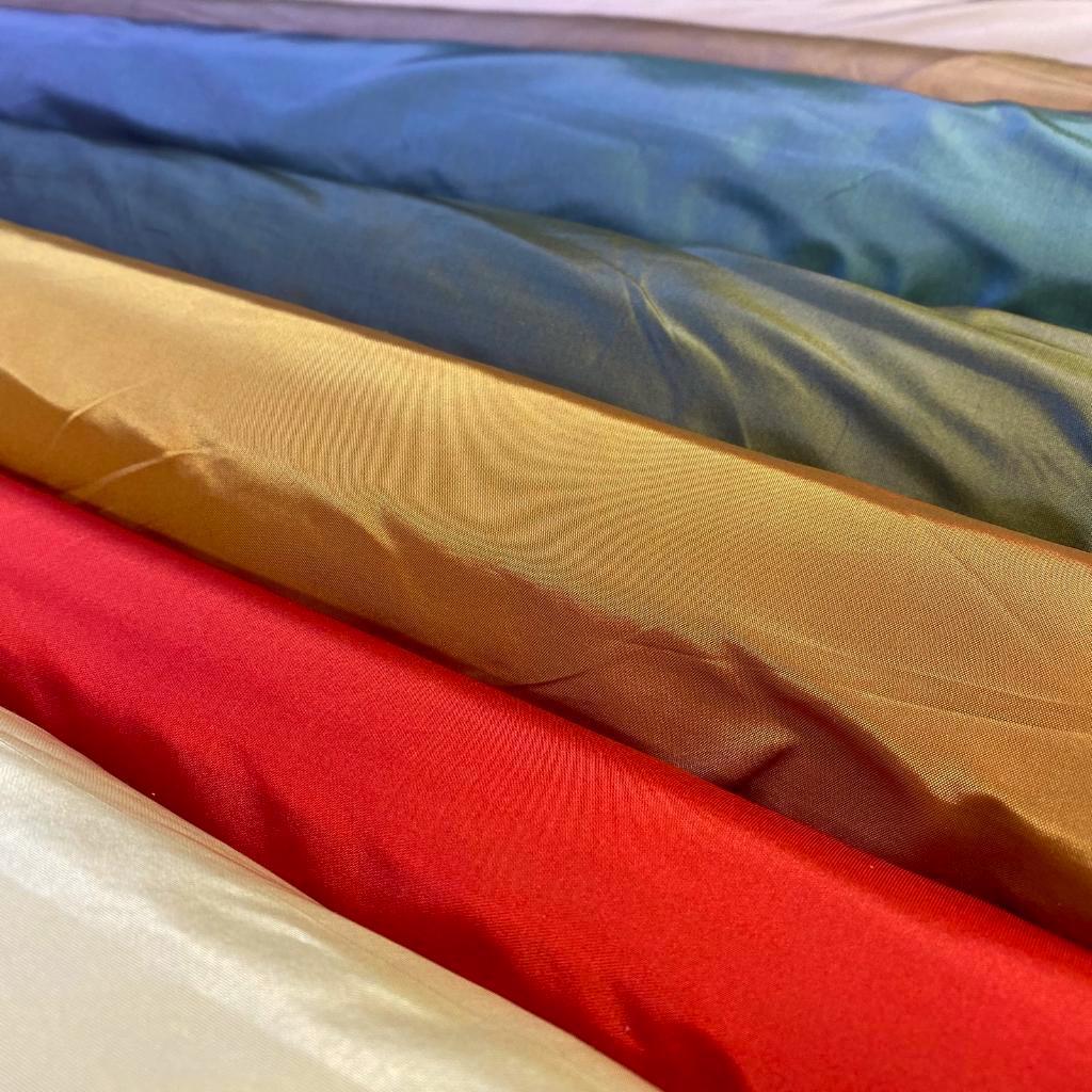Red Tissue Taffeta Silk, 100% Silk Fabric By The Yard, 44 Wide (TS-7321)