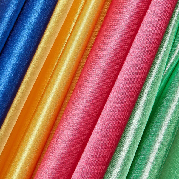 Premium Filament Yarn Polyester Crepe Back Satin Fabric Group Image