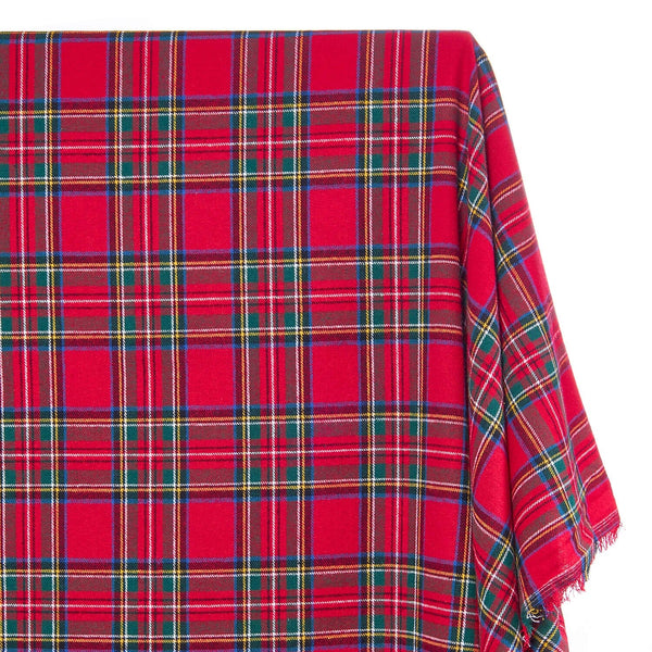 Plaid Cotton Flannel Fabric SV575315 1