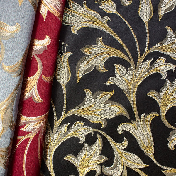 Extra Wide Bloom Upholstery Jacquard Fabric Group Image
