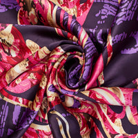 George Abstract Printed Silk Charmeuse Fabric SV581997 2