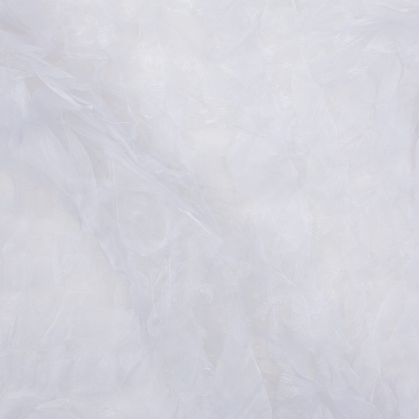 White Ruffle Organza Fabric SV570344 1