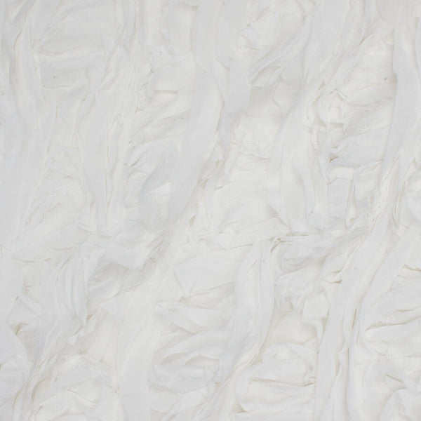 Striped Ruffle Chiffon Embroidery Fabric Group