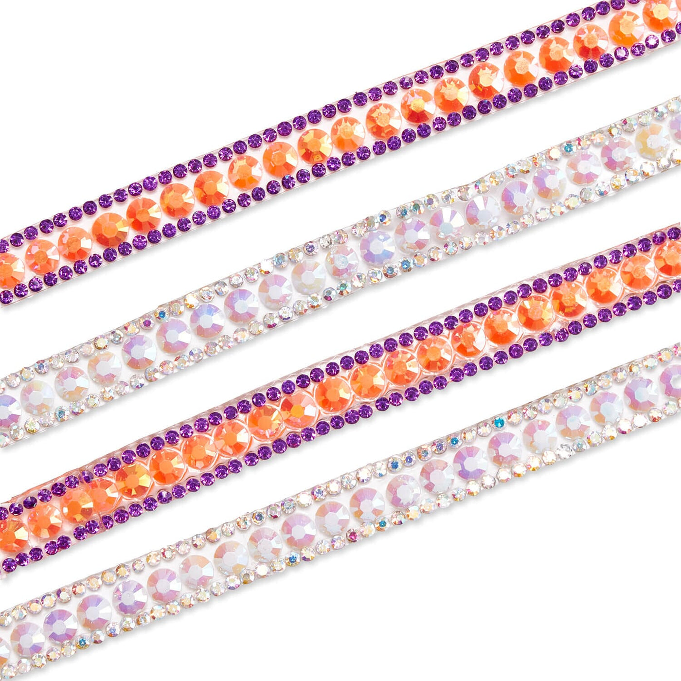 Chain Resin Rhinestone Iron On Trim Group