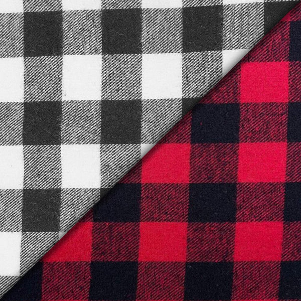 Charley Gingham Buffalo 1 Inch Check Plaid Brushed Cotton Flannel Fabric Group