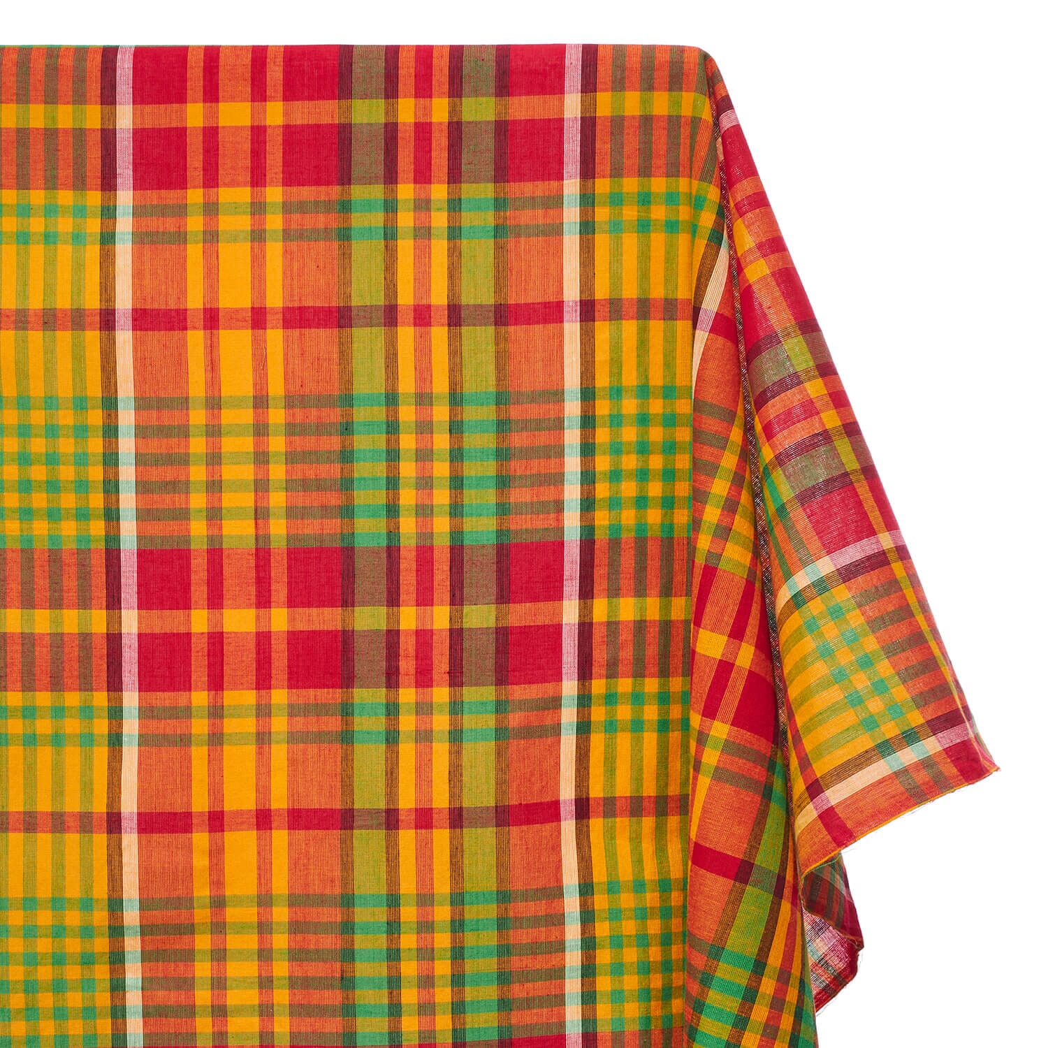 Madras Plaid Fabric (Style 322) 100% Cotton 44/45 Wide $4.99/Yard