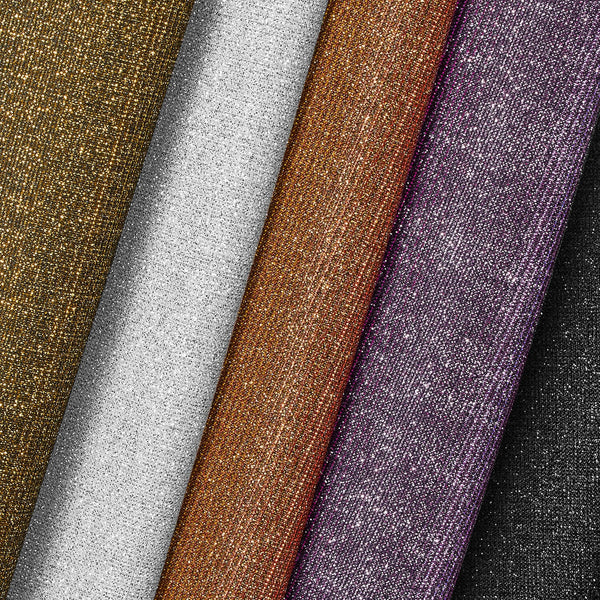 Shiny Metallic Moonlight On Interlock Fabrics Group