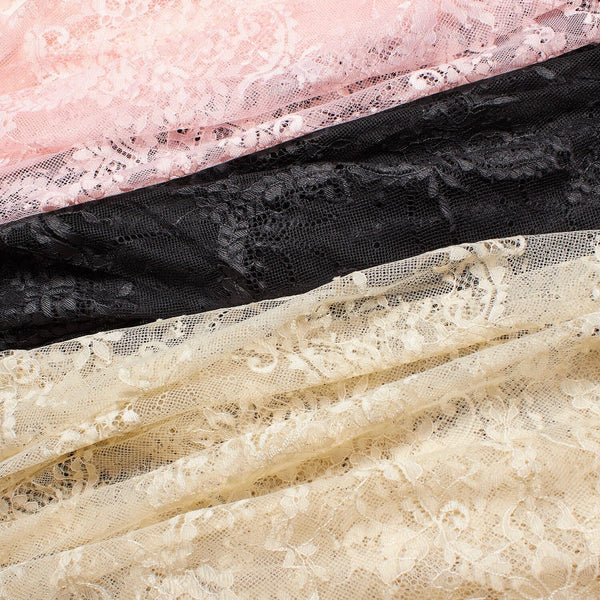 Vine Chantilly Lace Fabric Group Image