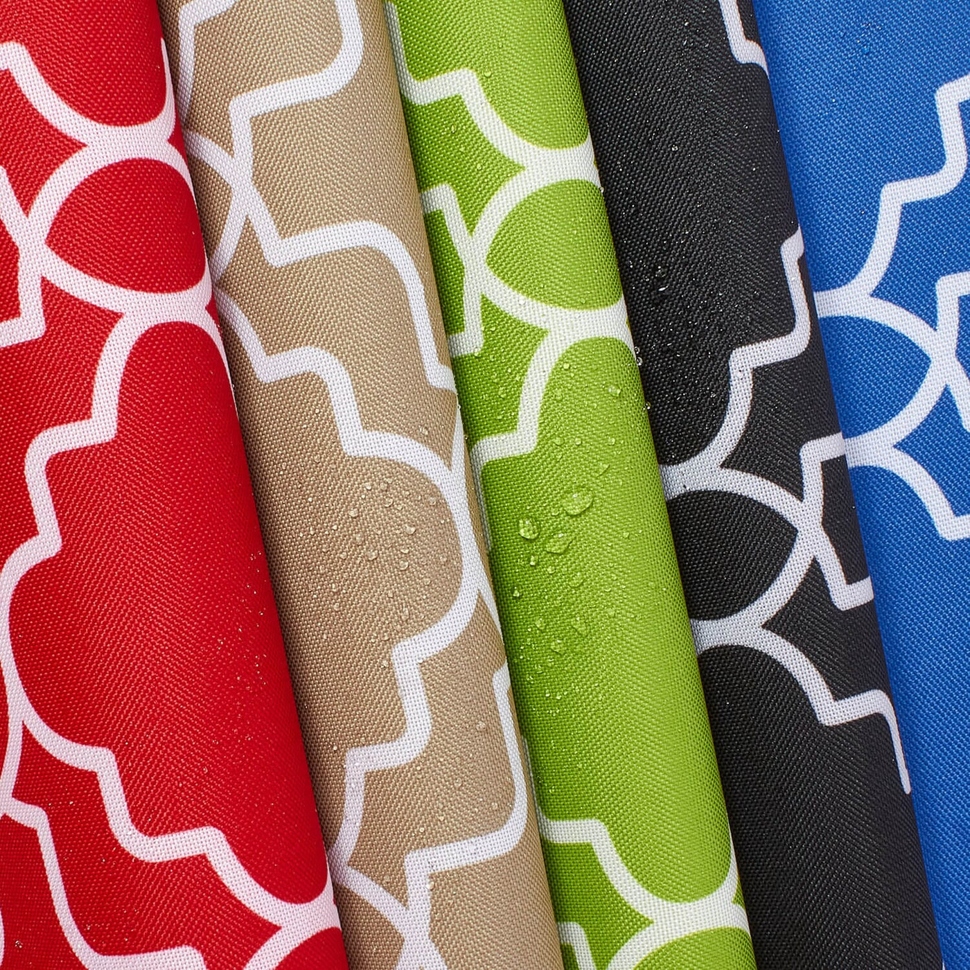 Ottertex Waterproof Canvas Trellis Print Fabric Group Image