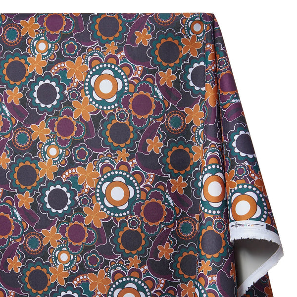 Ottertex Waterproof Canvas Paradise Print Fabric SV574751 Orange Image A1