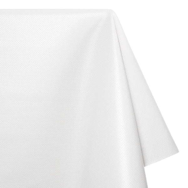 Ottertex Dotted Stretch Vinyl (Shiny Finish) Fabric SV579654 Optic White Image A1