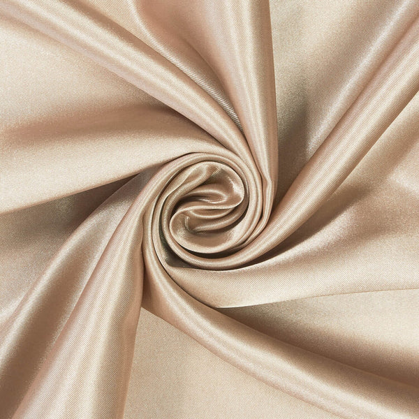 Polyester Charmeuse Satin 44 45 Inch Fabric SV579673 Champagne 1