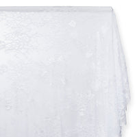 Leafy Chantilly Lace Fabric SV582670 White Image A1