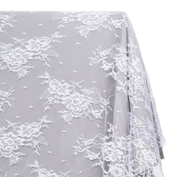 Garden Chantilly Lace Fabric SV582677 White Image A1