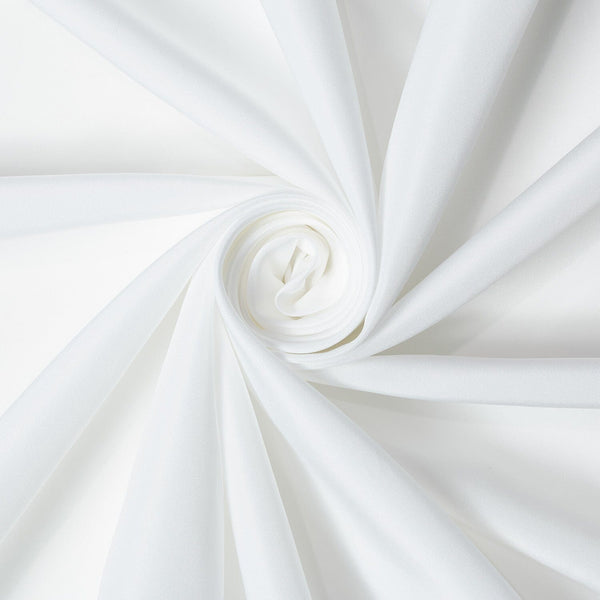 Silky Polyester Pongee Fabric SV582924 White Image A2