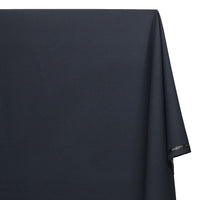 Pinstripe Polyester Viscose Wool-Look Suiting Fabric SV583344 Navy Blue Image A2