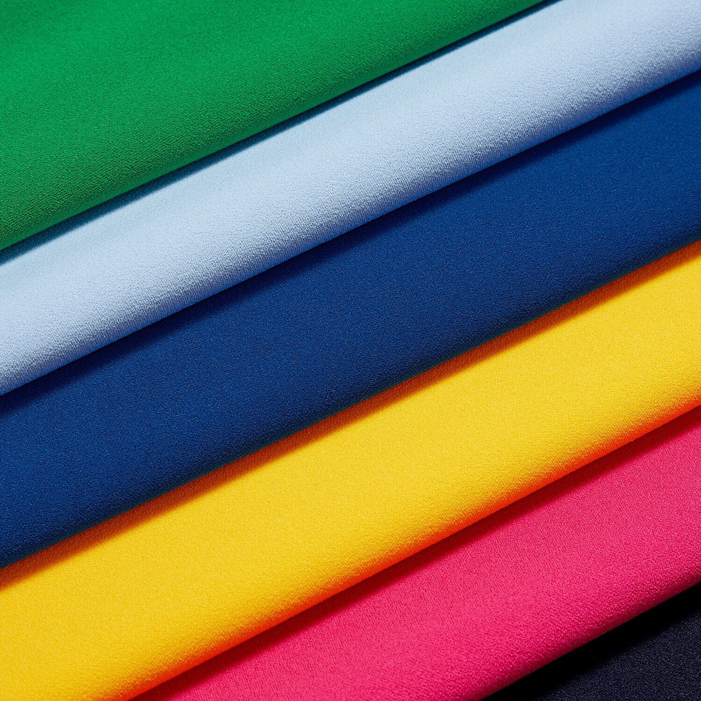 Stretch Crepe Scuba Double Knit Fabric Group