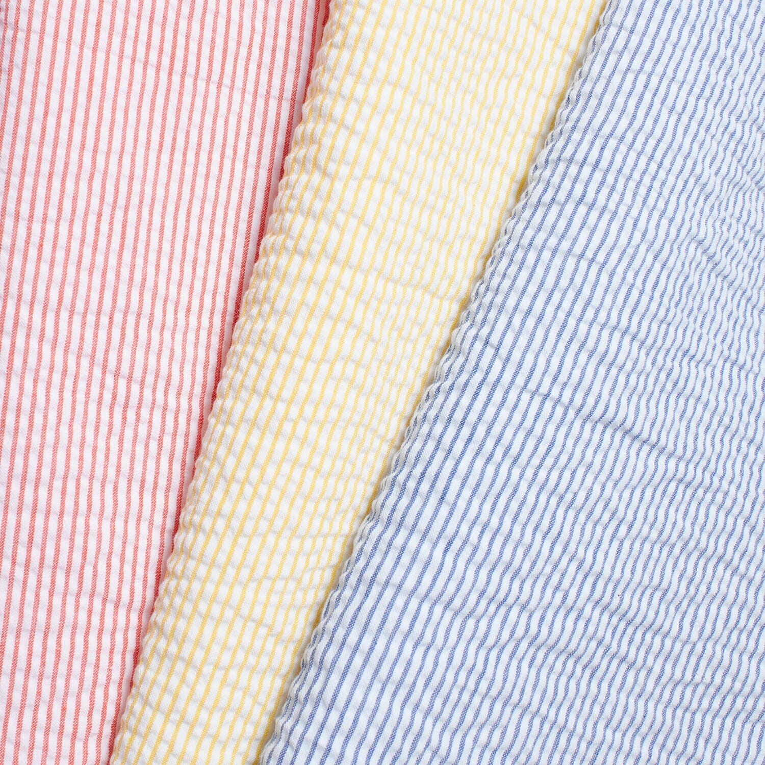 order　FABRIC ⑦ Striped Cotton Seersucker Fabric By The Yard