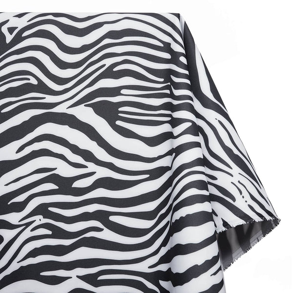 Ottertex Waterproof Canvas Zebra Print Fabric SV570294 Image A1