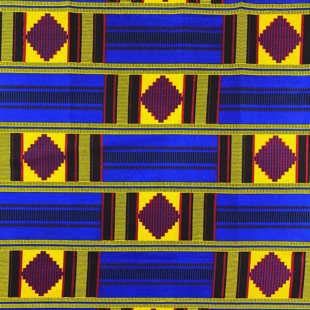 African Kente Print Fabric #1 - 6 Yards
