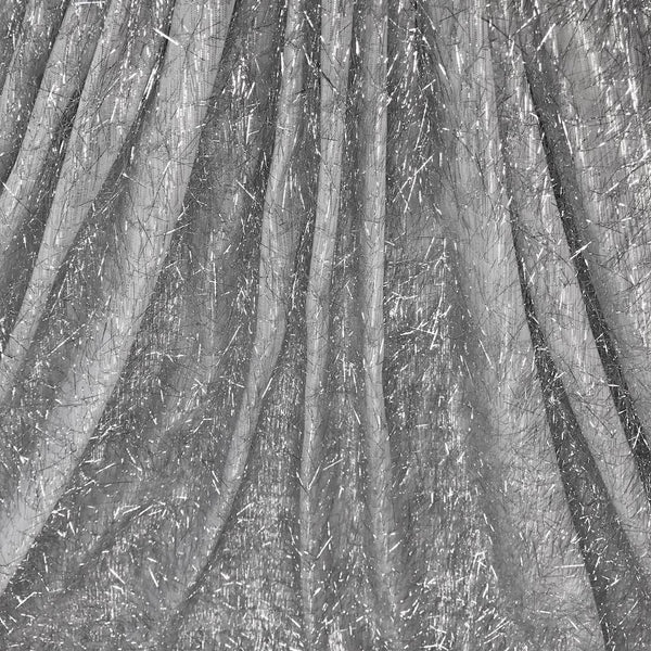 Metallic Eyelash Lame Fabric SV574636 Silver 1