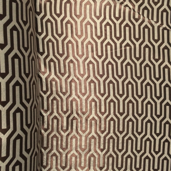 Brown Velvet Jacquard Fabric 9162 SV570441 1