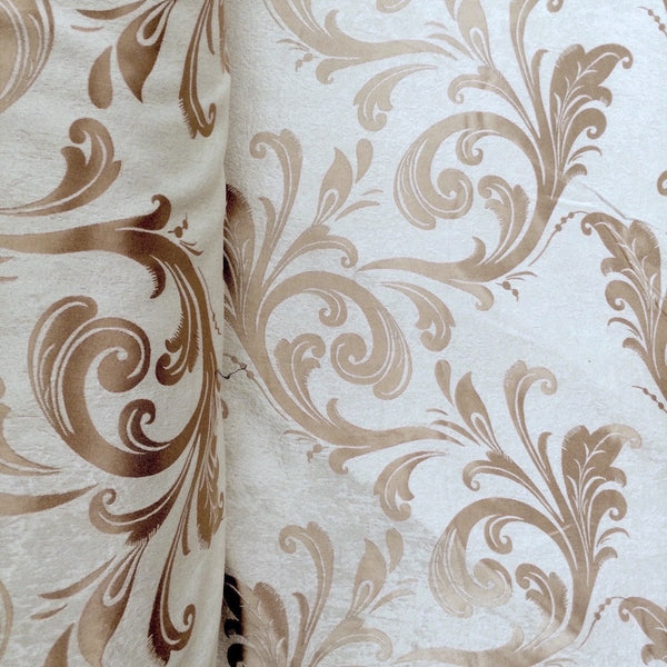 Champagne Velvet Jacquard Fabric 9011 SV570431 1