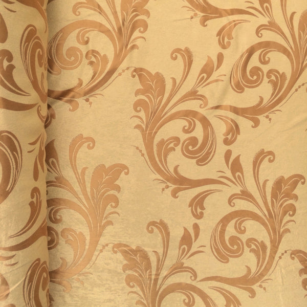 Gold Velvet Jacquard Fabric 9013 SV570429 1