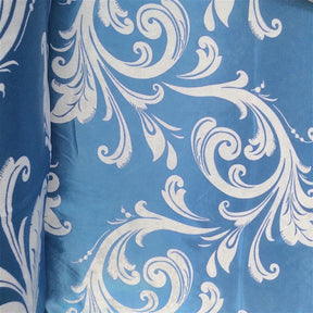 Blue Velvet Jacquard (901-8) Fabric