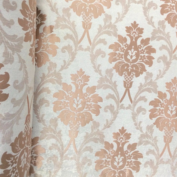 Champagne Velvet Jacquard Fabric 9021 SV570425 1