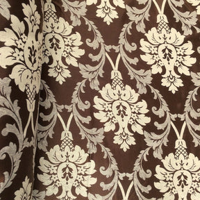 Brown Velvet Jacquard (902-2) Fabric