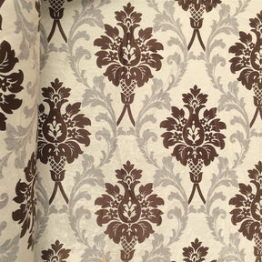 Brown Velvet Jacquard (902-2) Fabric