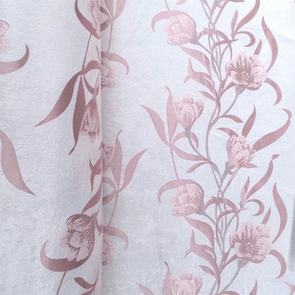 Pink Velvet Jacquard Fabric 9089 SV570421 1