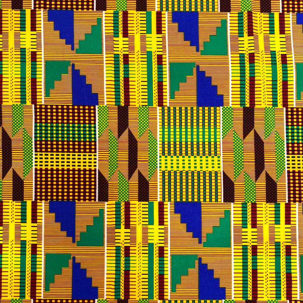 Fabric Wholesale Direct Kente African Print Ity (3-1) Fabric