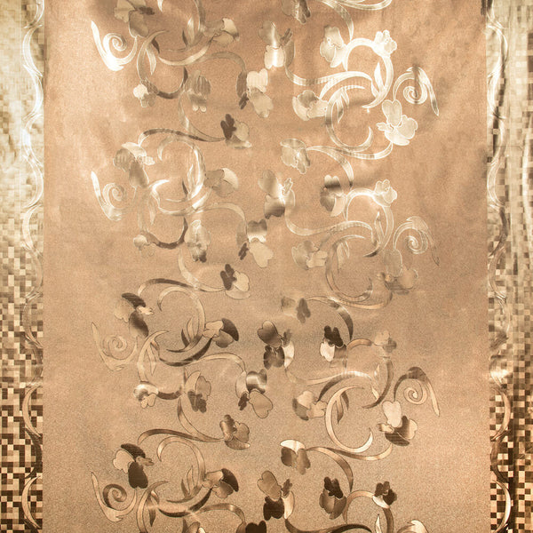 Vine Metallic Oilcloth Fabric SV578105 2