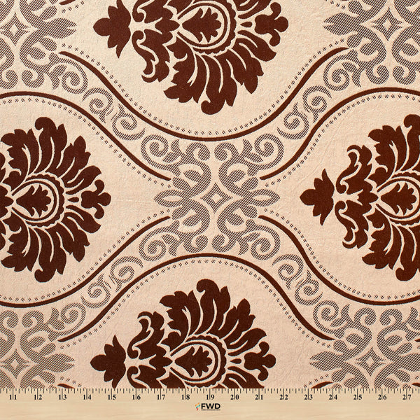 Brown Brushed Jacquard 914 2 Fabric SV578204 2