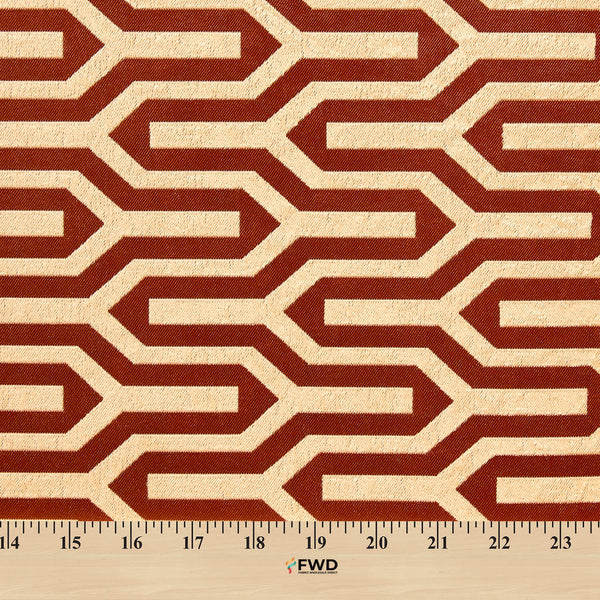 Burgundy Brushed Jacquard 916 5 Fabric SV578205 2