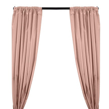 Ottertex® Canvas Waterproof Rod Pocket Curtains - Rose Gold