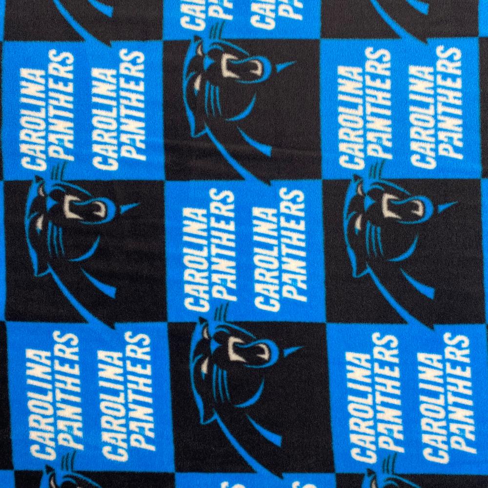 Fabric Wholesale Direct Carolina Panthers NFL Fleece Fabric