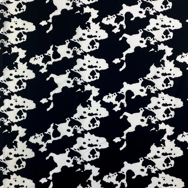 Cow Print Cotton Fabric SV577428 Black/White 1