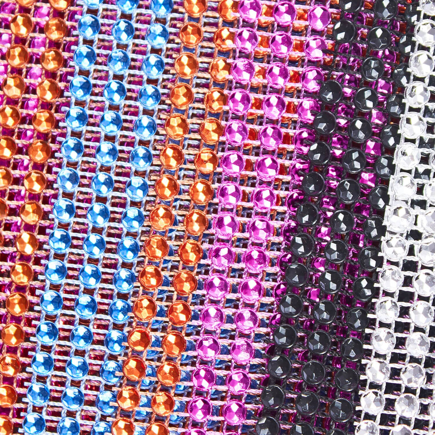 4 5 Inch Diamond Rhinestone On Mesh Trim 10 Yard Roll Group