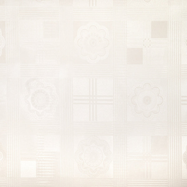 Floral Check Vinyl Fabric SV578118 2