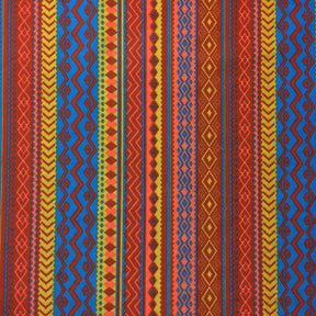 Red Aztec Print Broadcloth