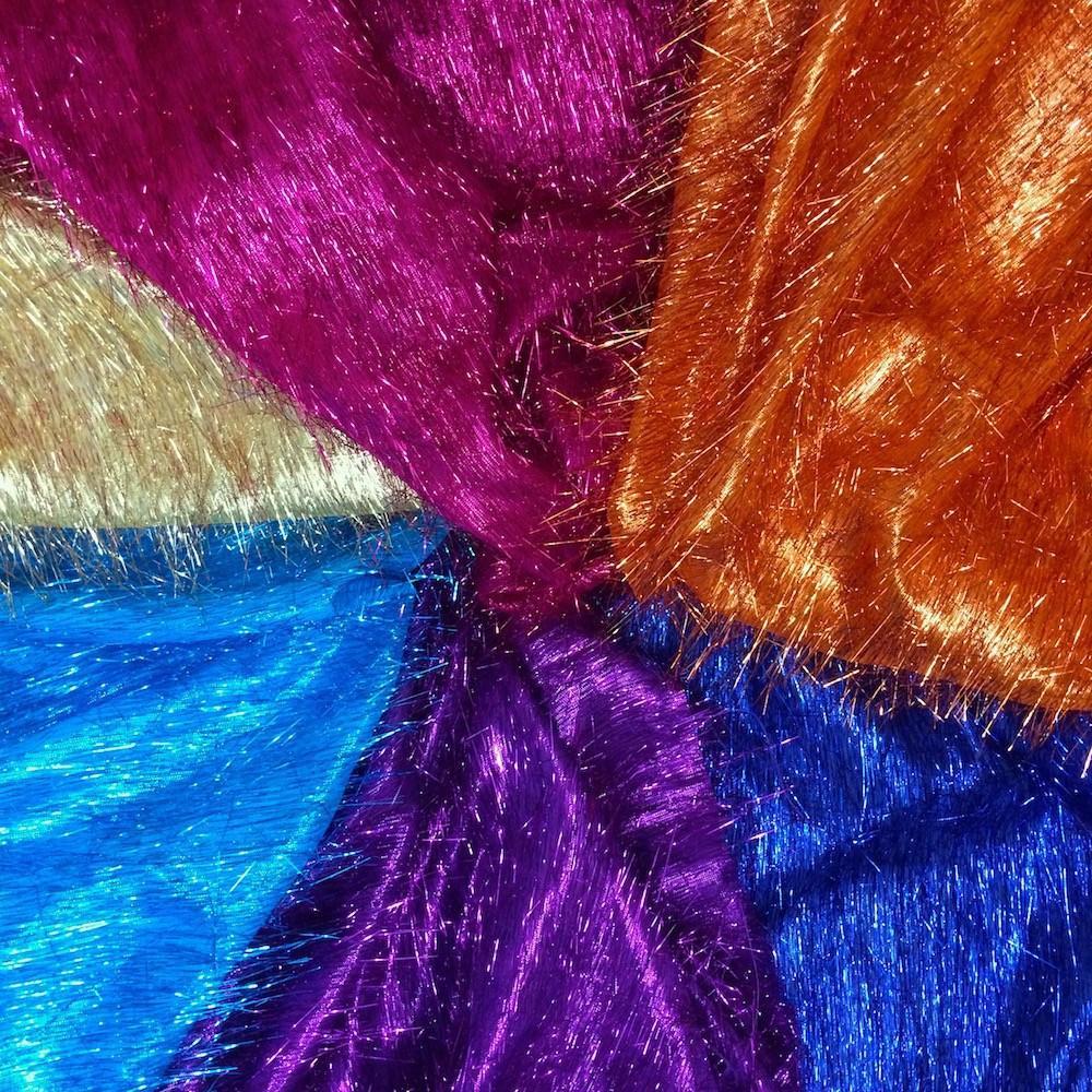 Metallic Eyelash Lame Fabric Group