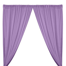 Peachskin Rod Pocket Curtains - Lilac